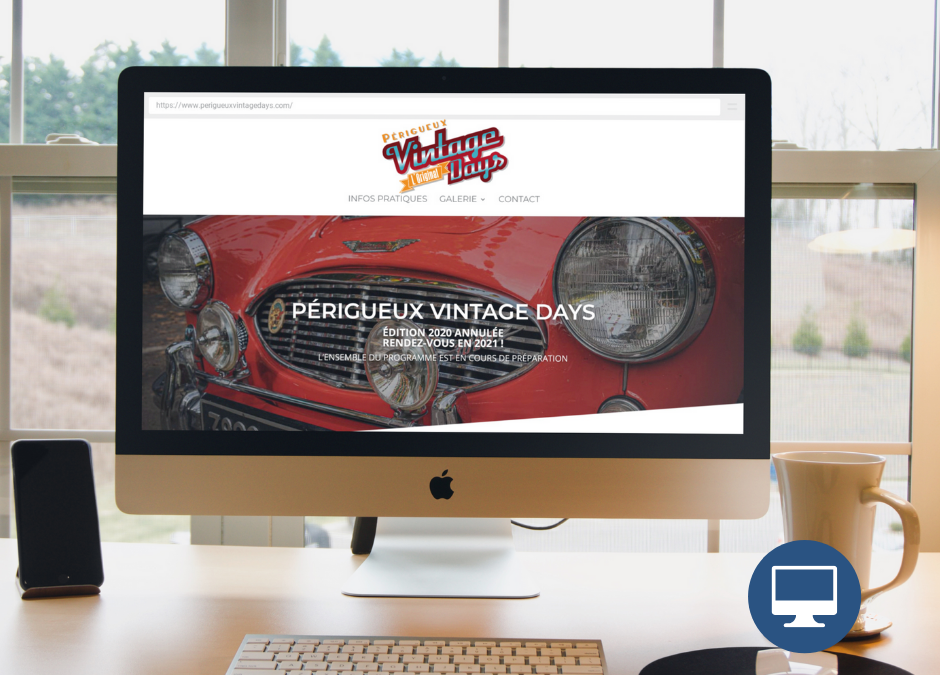 Création site internet Périgueux : Périgueux Vintage Days, événement vintage en Dordogne