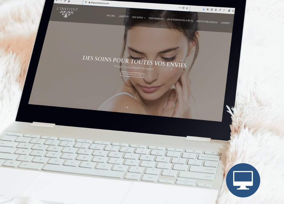 Création site internet Périgueux : Institut de beauté VK