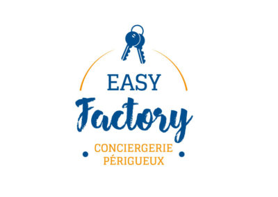 Création logo Easy Factory Conciergerie Périgueux