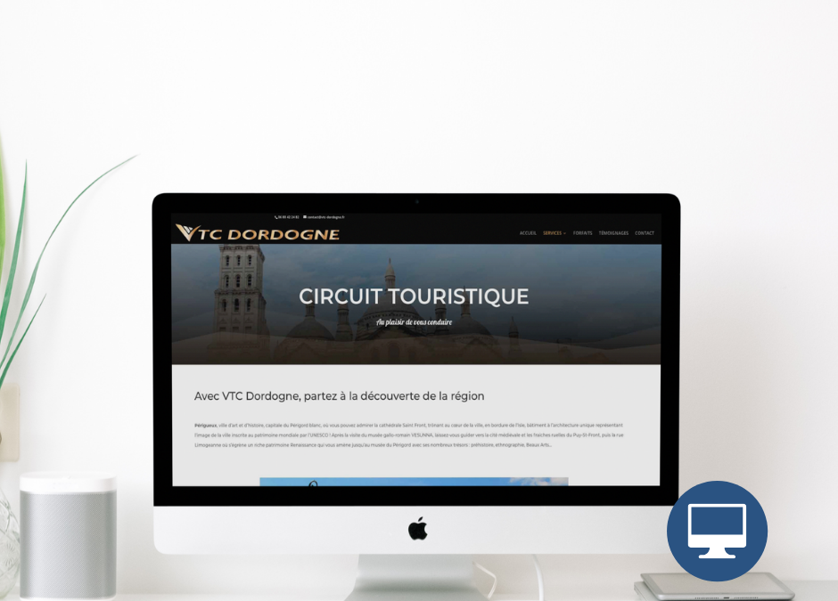 Création site internet Périgueux : VTC Dordogne, chauffeur privé