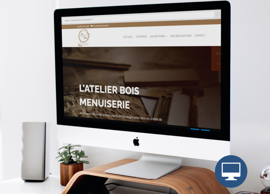 Création site internet Périgueux : Atelier Bois Menuisier à Salon de Vergt