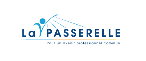 Création logo La Passerelle pour Groupe Vigier entreprises