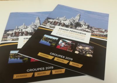Création Brochure Groupes 2019 Office de tourisme Grand Périgueux