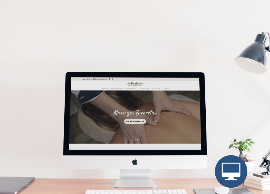 Création site internet Périgueux : Du Bon au Bien, institut de massages