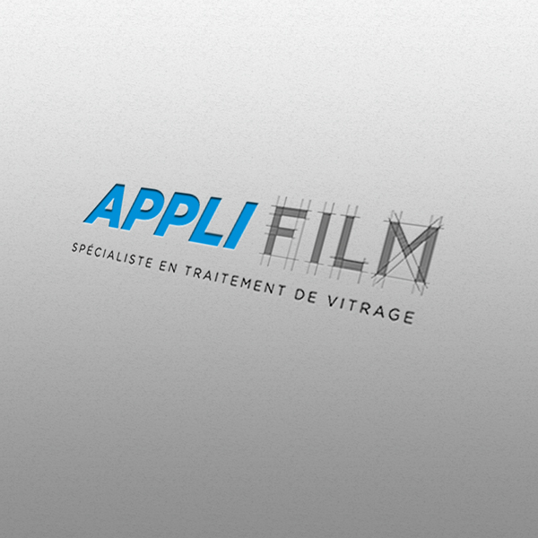Création logo Applifilm – Traitement de vitrage