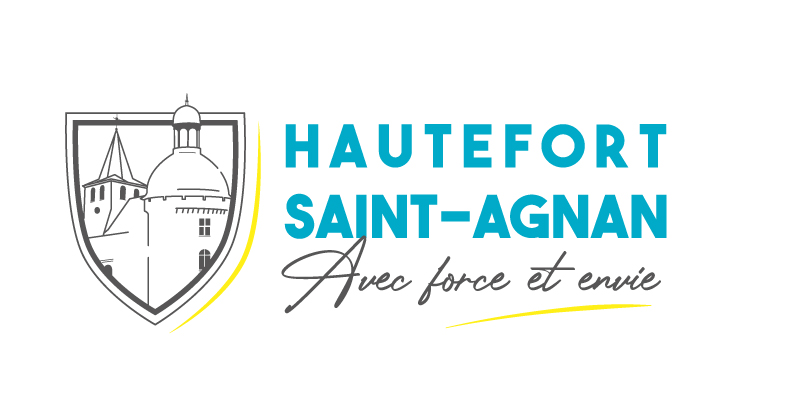 Logo Mairie Hautefort Saint-Agnan - Adékoi communication Dordogne