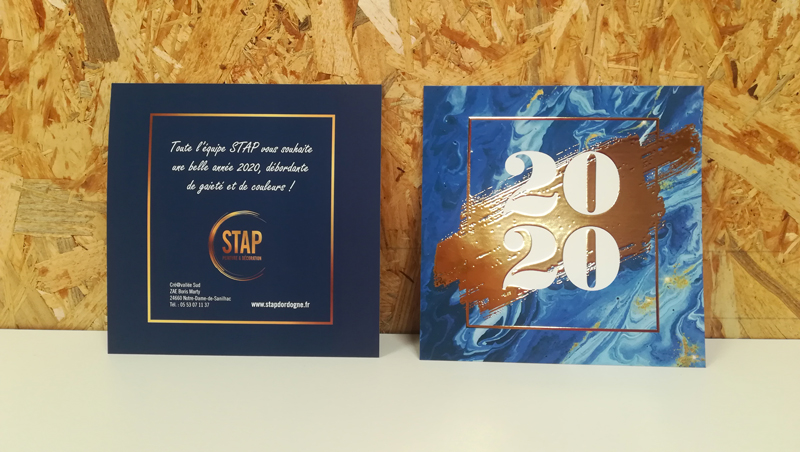 Création Carte de vœux 2019 STAP