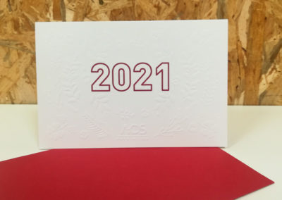 Création Carte de vœux 2020 ACS Patrimoine