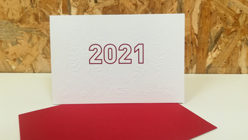 Carte de vœux ACS 2020 - Adékoi communication Dordogne