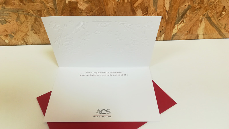 Carte de vœux ACS 2020 - Adékoi communication Dordogne