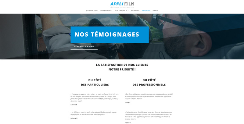 creation-site-web-applifilm Adékoi communication Périgueux