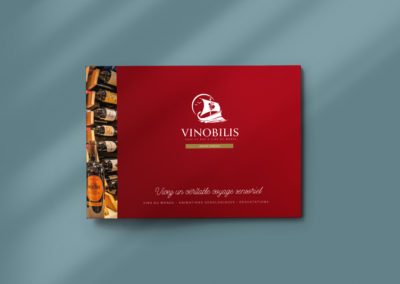 Création Catalogue produit – Vinobilis cave, bar à vin