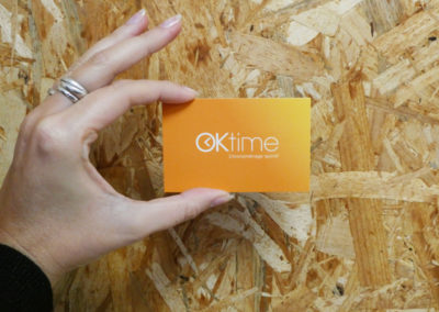 Création Carte de visite Ok Time