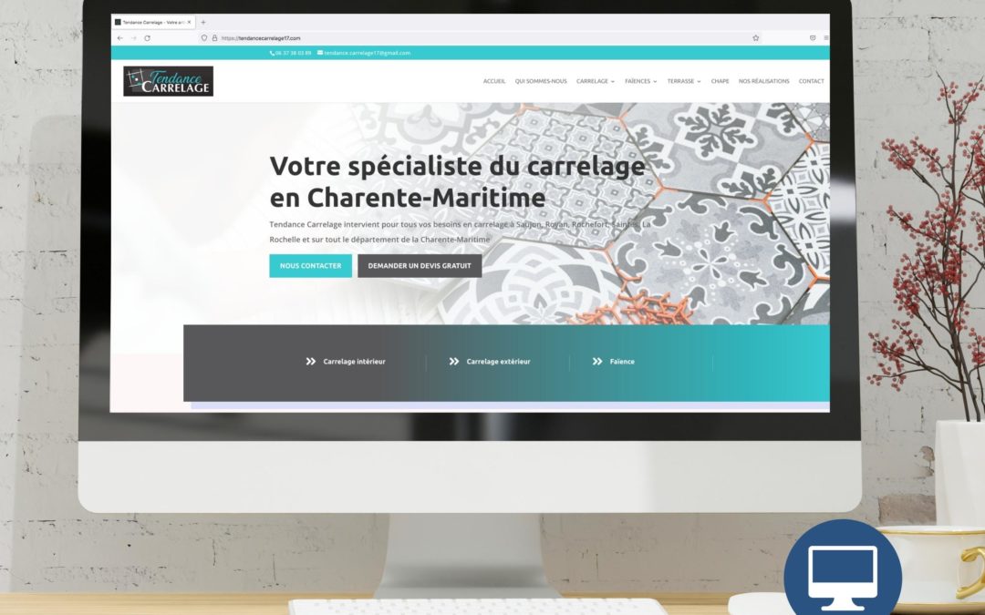 Création site internet Tendance Carrelage Carreleur Charente Maritime