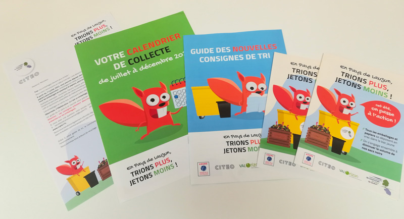 Campagne de communication Gestion des déchets - Communauté de communes Pays de Lauzun - Lot-et-Garonne - Adékoi communcation
