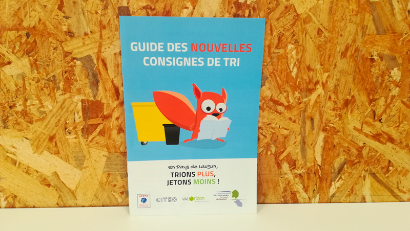 Guide Campagne de communication Gestion des déchets - Communauté de communes Pays de Lauzun - Lot-et-Garonne - Adékoi communcation