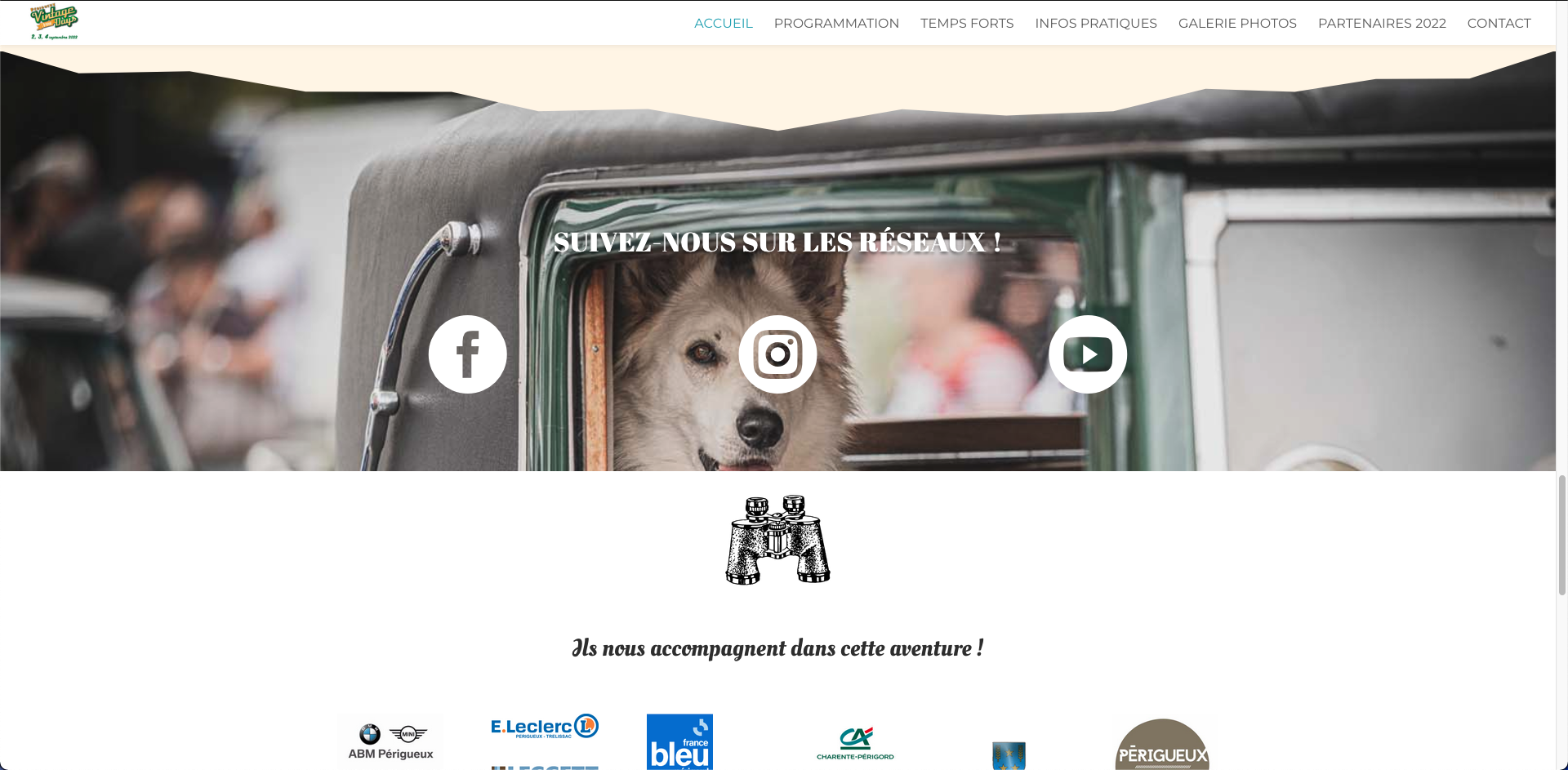 Création site internet Périgueux Vintage days - Adékoi communication