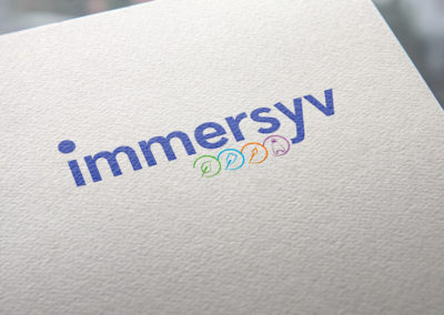 Création logo Immersyv – Evénementiel, team building, séminaires