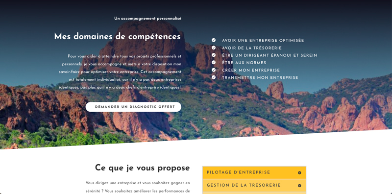 Création web design site internet Optim'Estérel - Adékoi communication