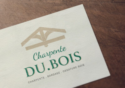 Création logo Périgueux : Charpente Du Bois – Charpentier