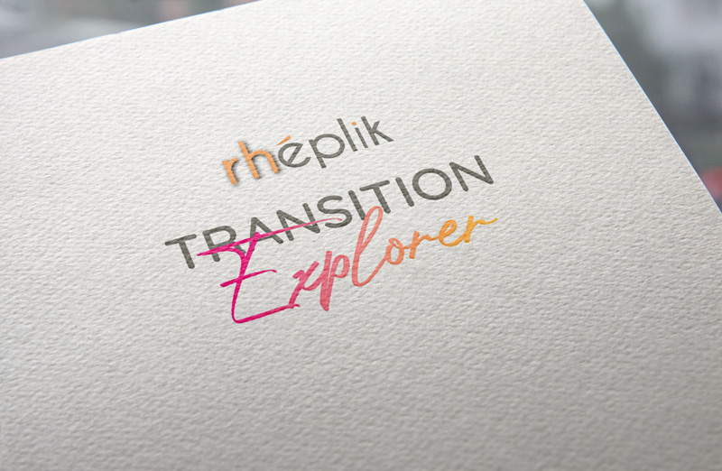 Logos Rhéplik Transition - Adékoi communication Nouvelle Aquitaine