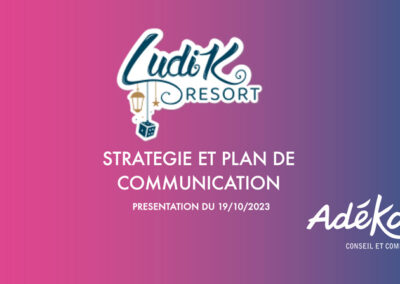 Audit et plan de communication – Ludik For Rêveurs – Hôtel expérientiel – Bergerac