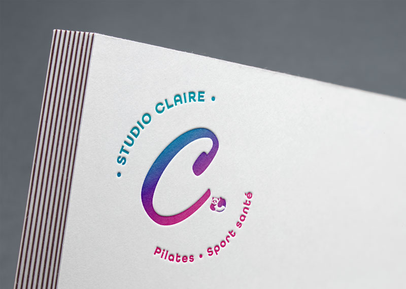 Création logo Studio Claire – Claire Marme, coach sportif à Boulazac
