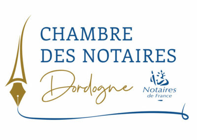 Création logo Chambre des Notaires Dordogne – Syndicat professionnel Périgueux