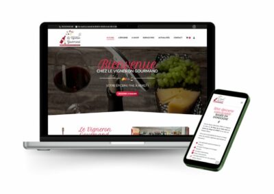 Site e-commerce – Le Vigneron Gourmand – Épicerie à Vergt en Dordogne