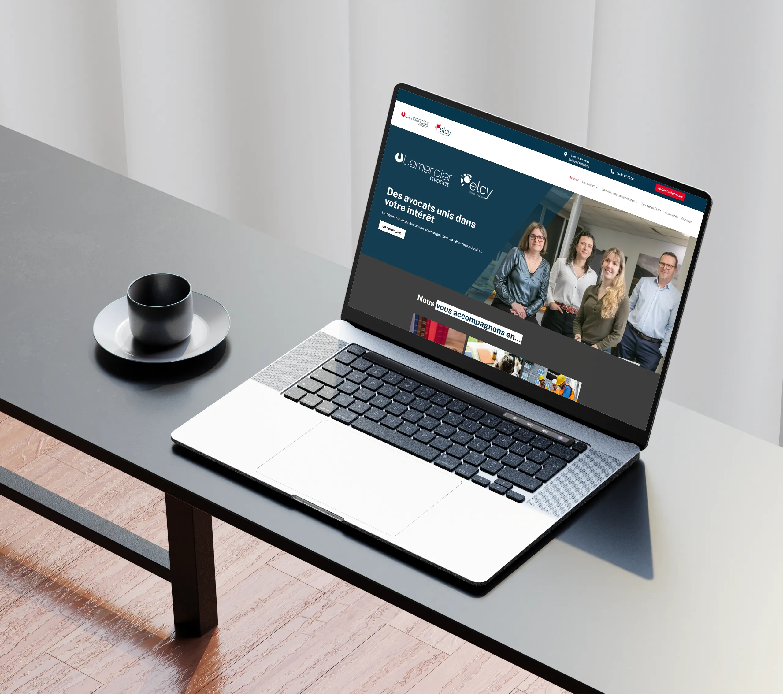 Création d’une site web pour un cabinet d’avocat à Périgueux