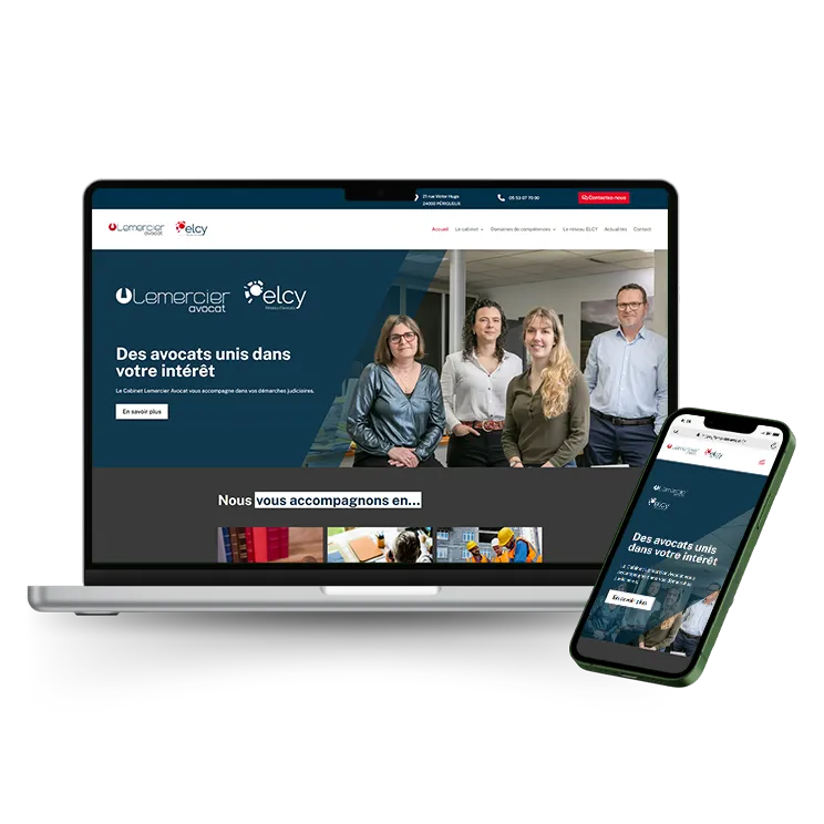 Création d’une site web pour un cabinet d’avocat à Périgueux