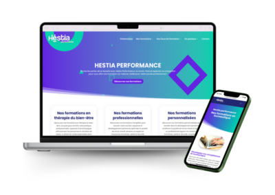 Création Site Web Hestia Performance – Organisme de formation