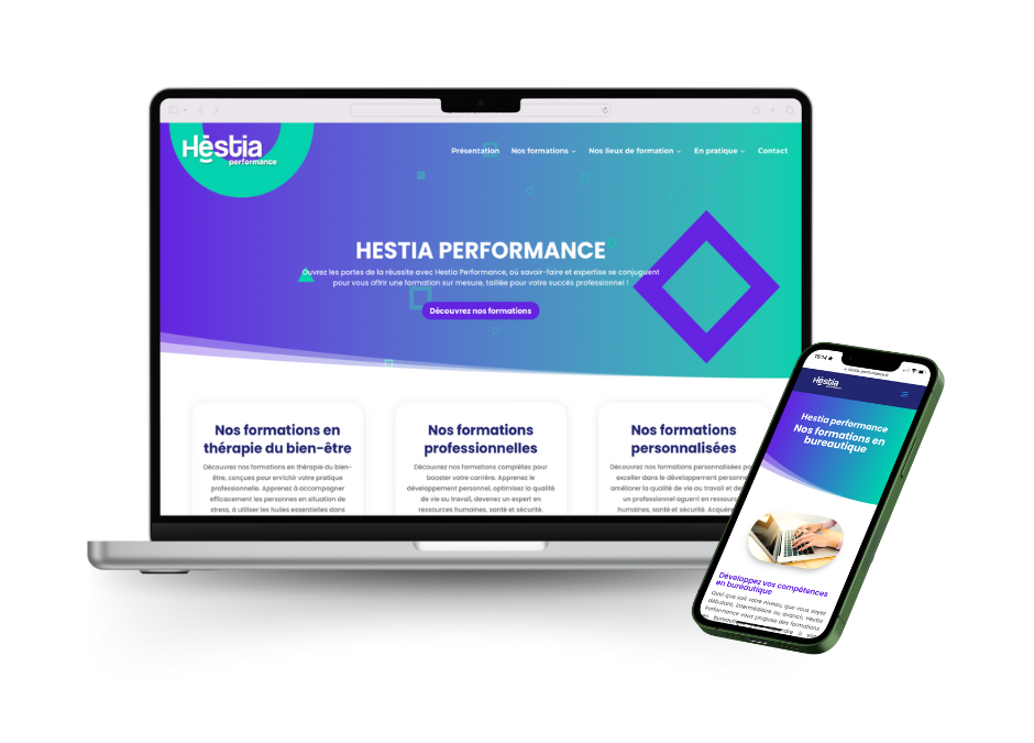 Création Site Web Hestia Performance – Organisme de formation