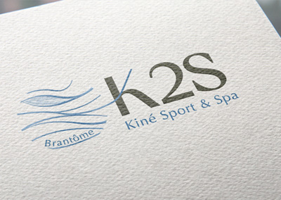 Création logo – K2S – Activité Kiné Santé – Brantôme