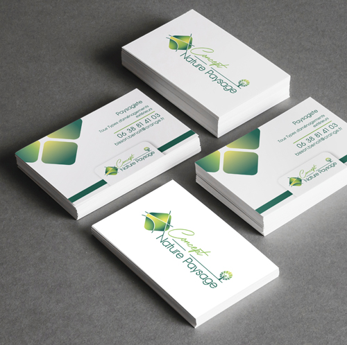 Cartes de visite Concept Nature Decouverte