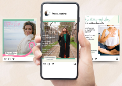 Animation réseaux sociaux Carine Beau – Somatothérapeute à Bordeaux