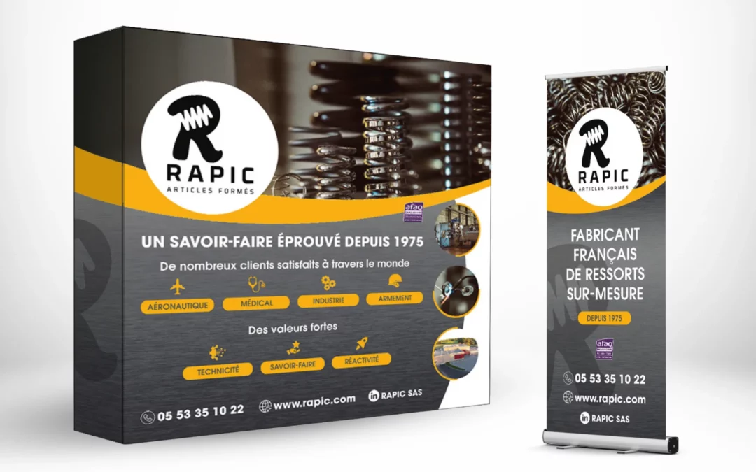Création stand– Rapic – Entreprise industrielle – Thiviers