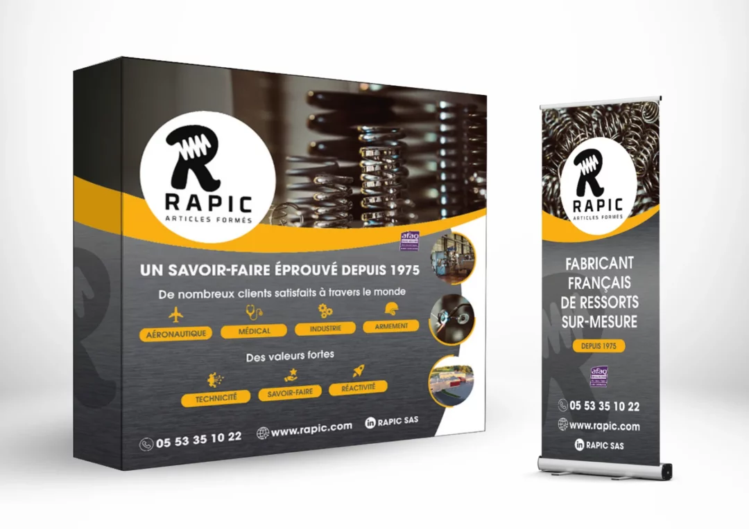 Création stand– Rapic – Entreprise industrielle – Thiviers