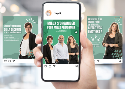 Animation réseaux sociaux Rhéplik – Cabinet RH à Périgueux