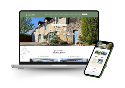 Création site web pour La Grange de Rocamadour – Gîtes de charme à Rocamadour
