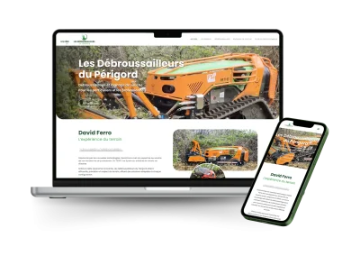 Création site internet Les Débroussailleurs du Périgord