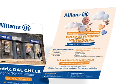 Création flyer – Allianz Assurances – Périgueux