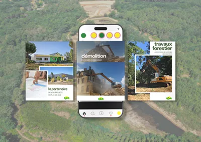 Animation réseaux sociaux de Doyeux Sablières Montponnaises – entreprise de travaux publics à Périgueux