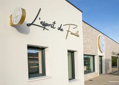 Signalétique agence – Virgo – Services funéraires à Périgueux