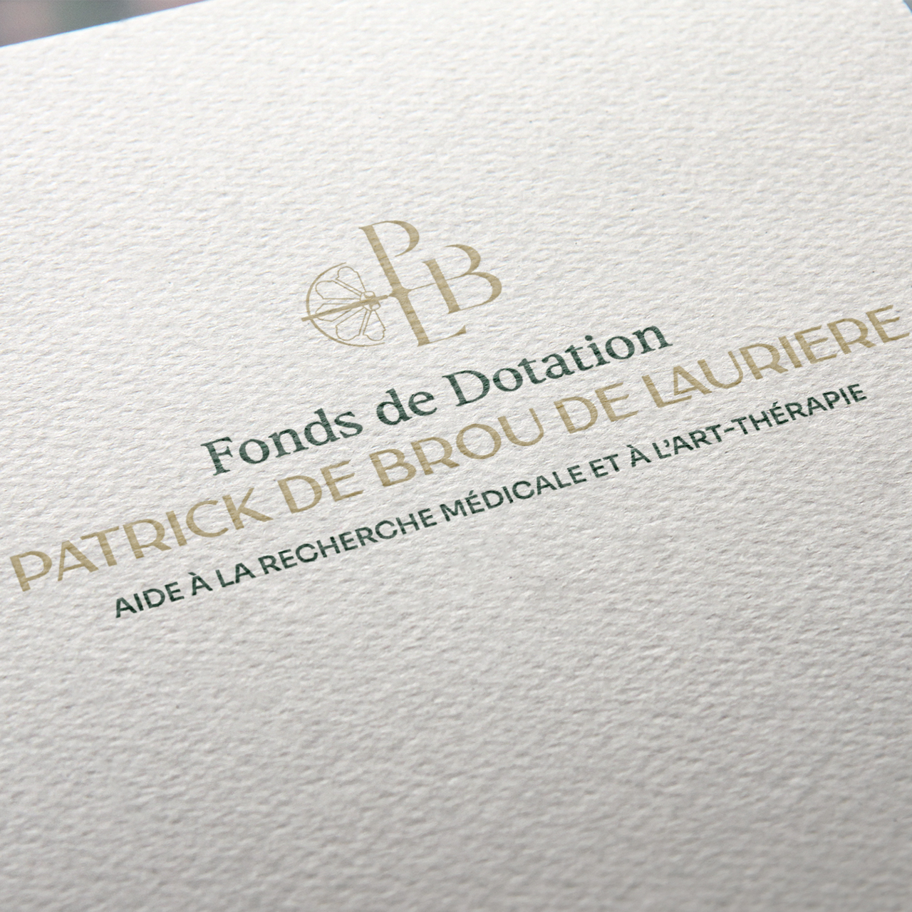 Création logo – Fonds Patrick de Brou de Laurière | Périgueux