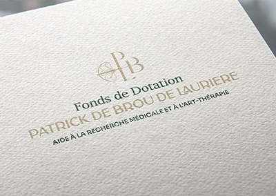 Création logo – Fonds de Dotation Patrick de Brou de Laurière – Périgueux