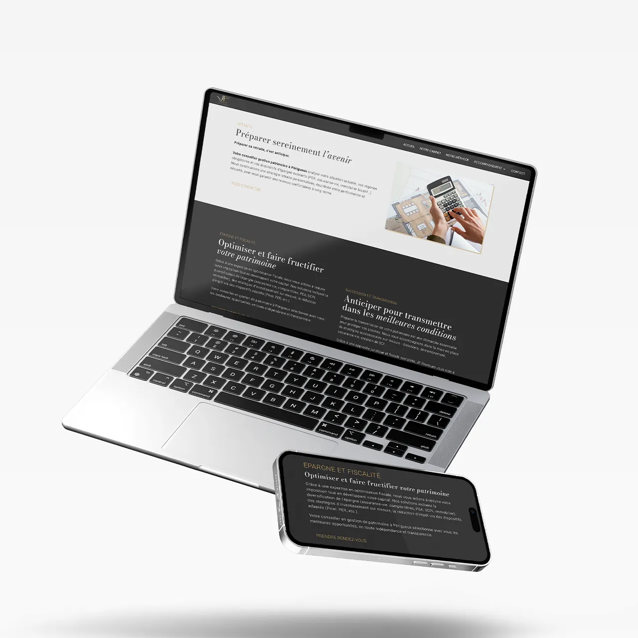 création site web conseil en gestion de patrimoine périgueux 
