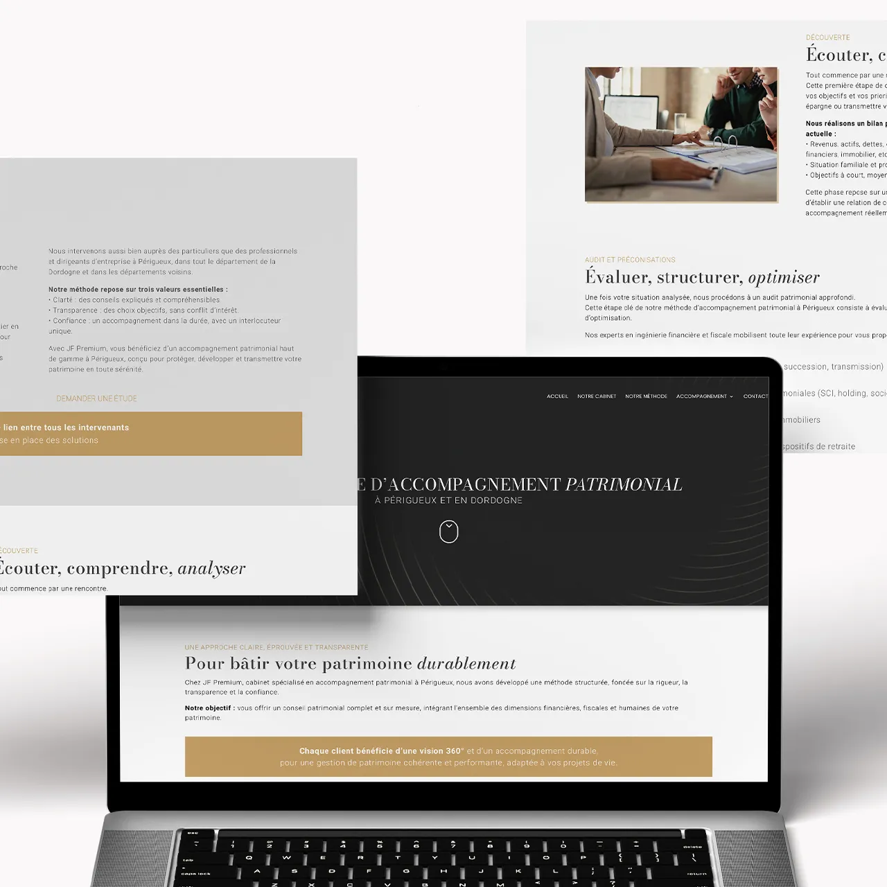 création site web conseil en gestion de patrimoine périgueux 