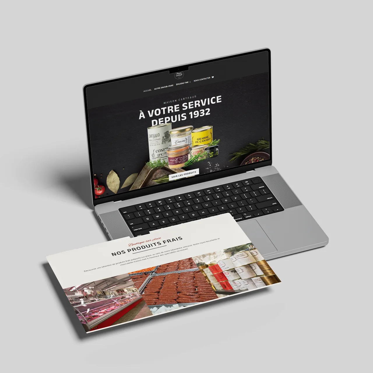 création site e-commerce epicerie fine dordogne