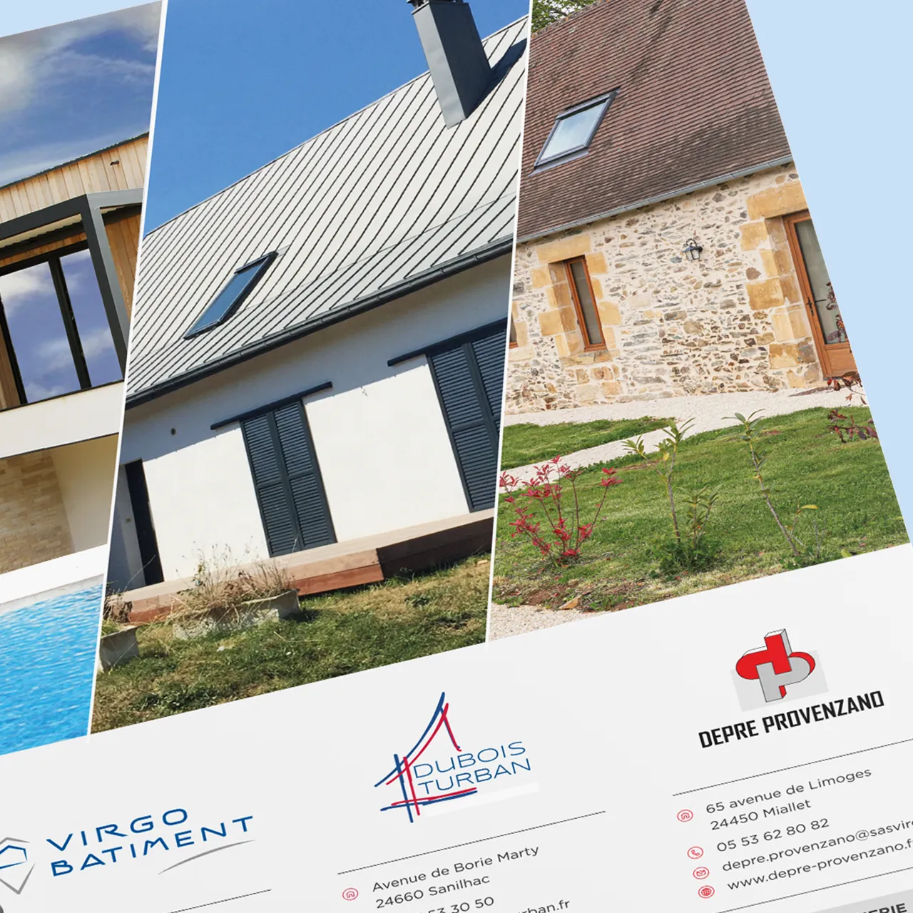 Objet publicitaire - Périgueux - Funéraire et bâtiment